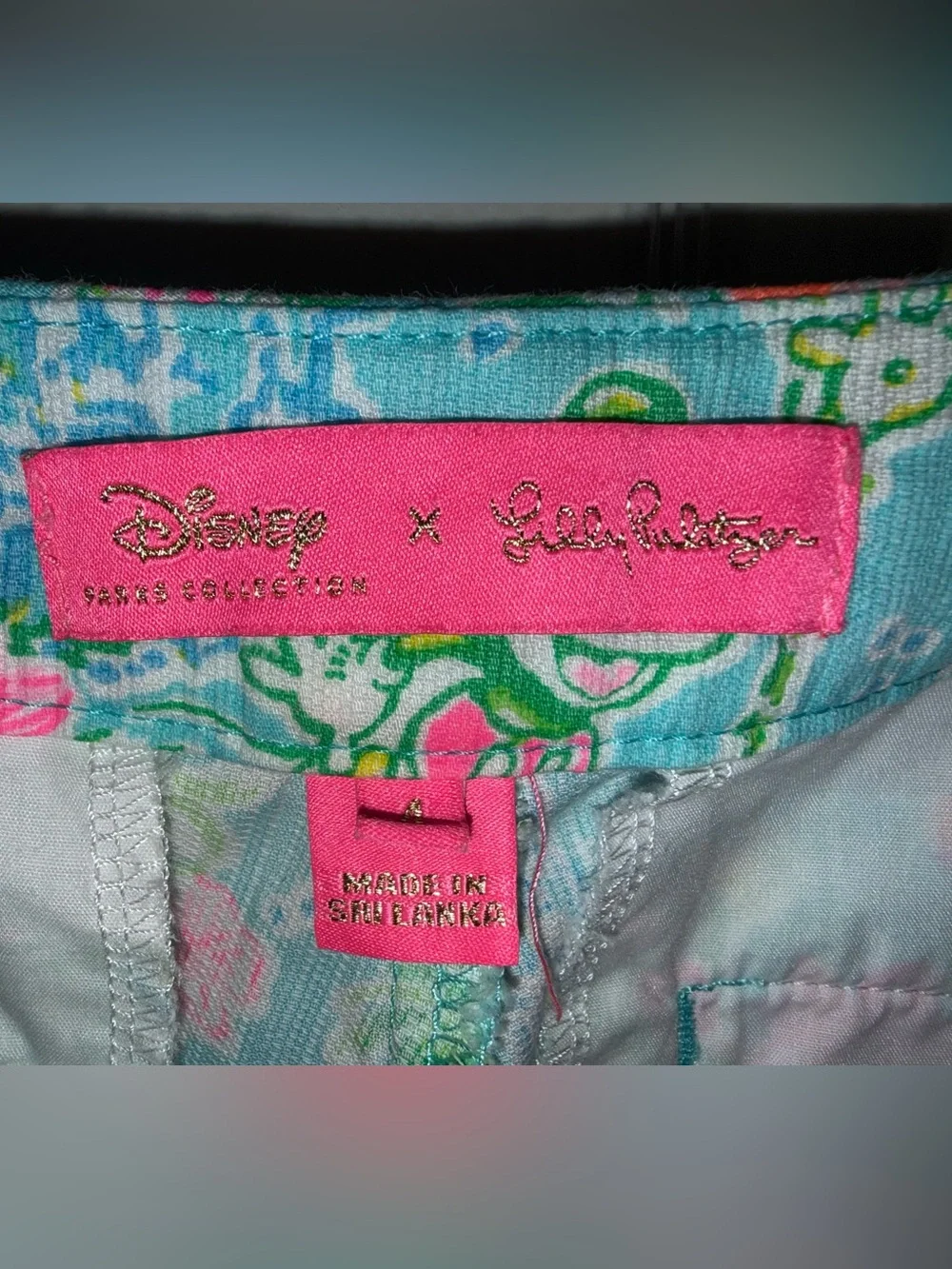 Lilly Pulitzer x Disney Buttercup shorts size 4